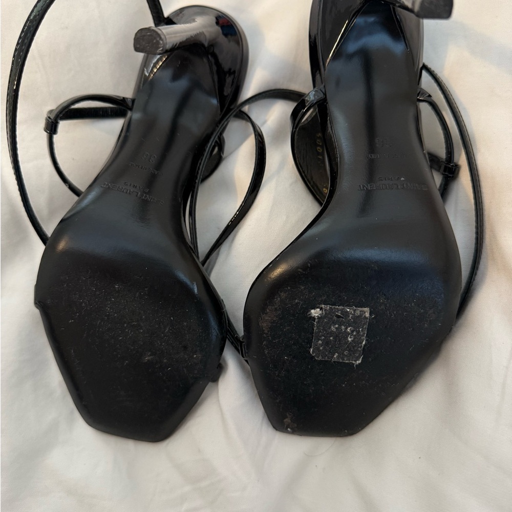 Saint Laurent Black Women's Sandals - Picture 5 of 7